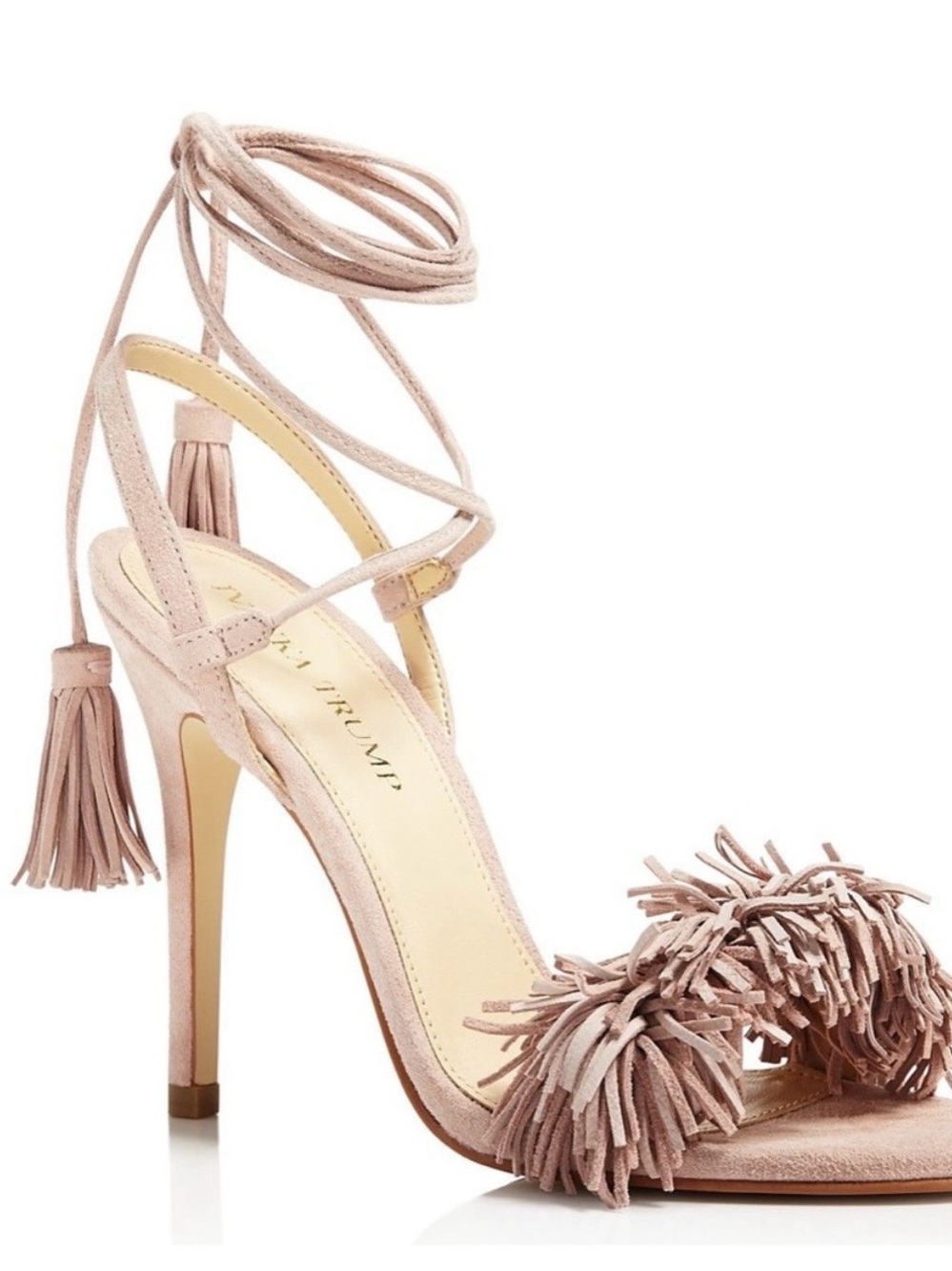Fringe Wrap-Up High Heel Sandal